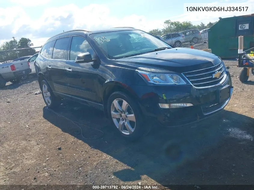 1GNKVGKD6HJ334517 2017 Chevrolet Traverse 1Lt