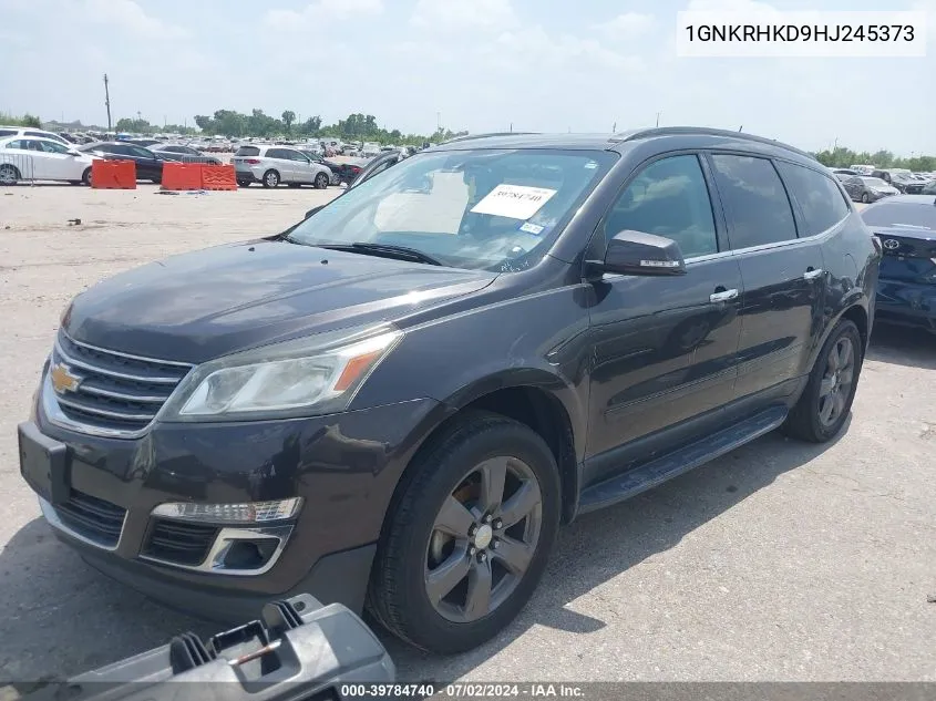 2017 Chevrolet Traverse 2Lt VIN: 1GNKRHKD9HJ245373 Lot: 39784740