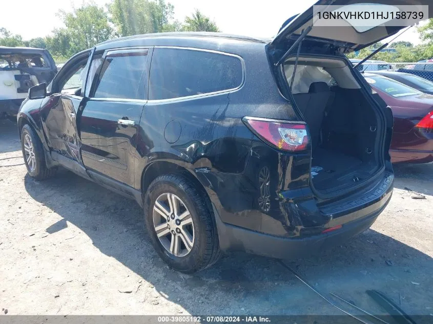 1GNKVHKD1HJ158739 2017 Chevrolet Traverse 2Lt