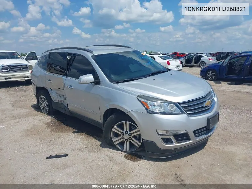 1GNKRGKD1HJ268821 2017 Chevrolet Traverse 1Lt