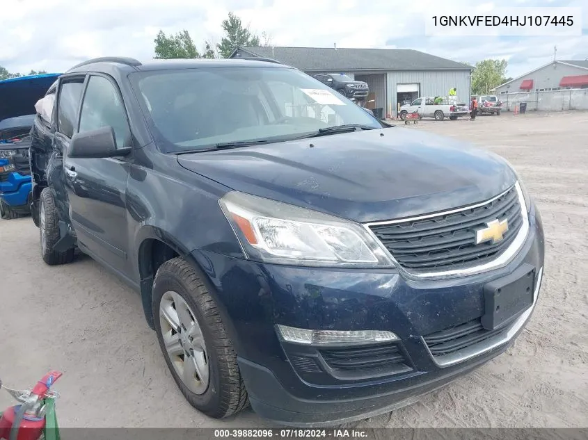 1GNKVFED4HJ107445 2017 Chevrolet Traverse Ls