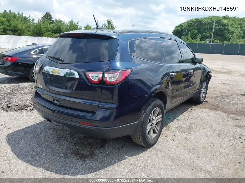 1GNKRFKDXHJ148591 2017 Chevrolet Traverse Ls