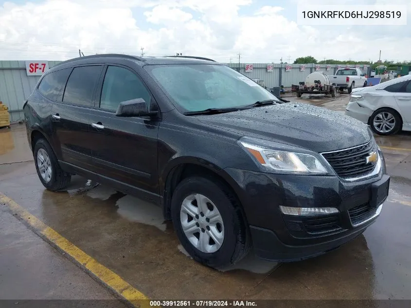 1GNKRFKD6HJ298519 2017 Chevrolet Traverse Ls