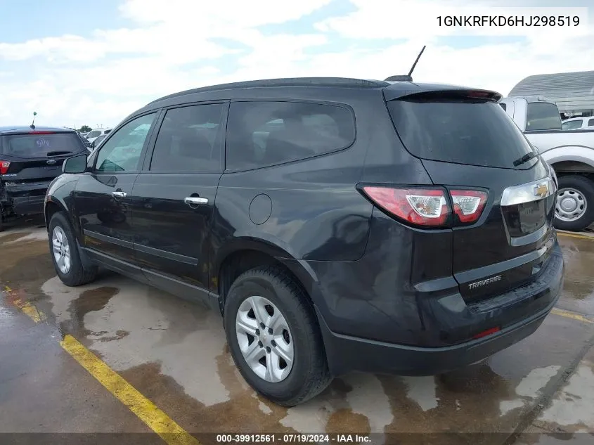 1GNKRFKD6HJ298519 2017 Chevrolet Traverse Ls