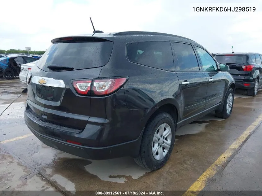 1GNKRFKD6HJ298519 2017 Chevrolet Traverse Ls