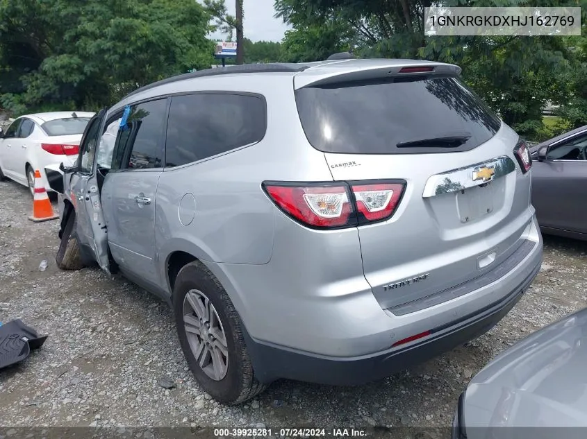 1GNKRGKDXHJ162769 2017 Chevrolet Traverse 1Lt