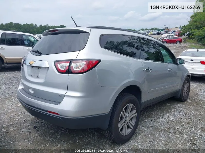 2017 Chevrolet Traverse 1Lt VIN: 1GNKRGKDXHJ162769 Lot: 39925281