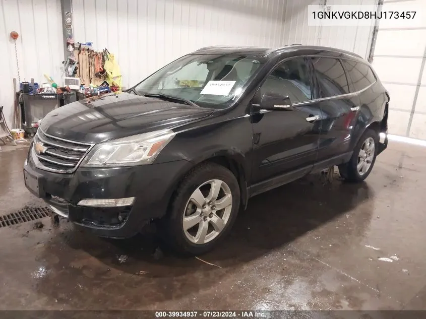 1GNKVGKD8HJ173457 2017 Chevrolet Traverse 1Lt