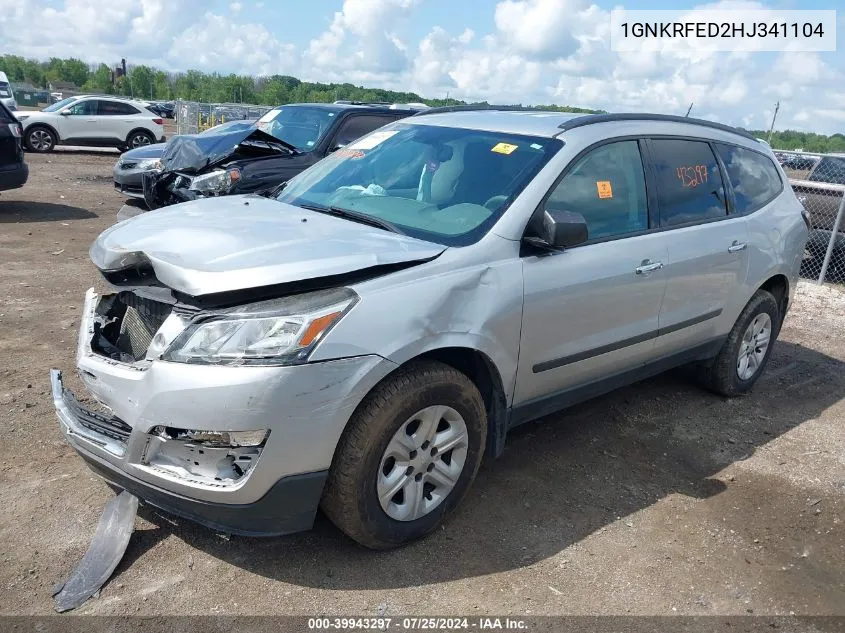 1GNKRFED2HJ341104 2017 Chevrolet Traverse Ls