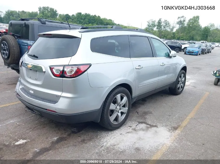 1GNKVGKD4HJ303668 2017 Chevrolet Traverse Lt