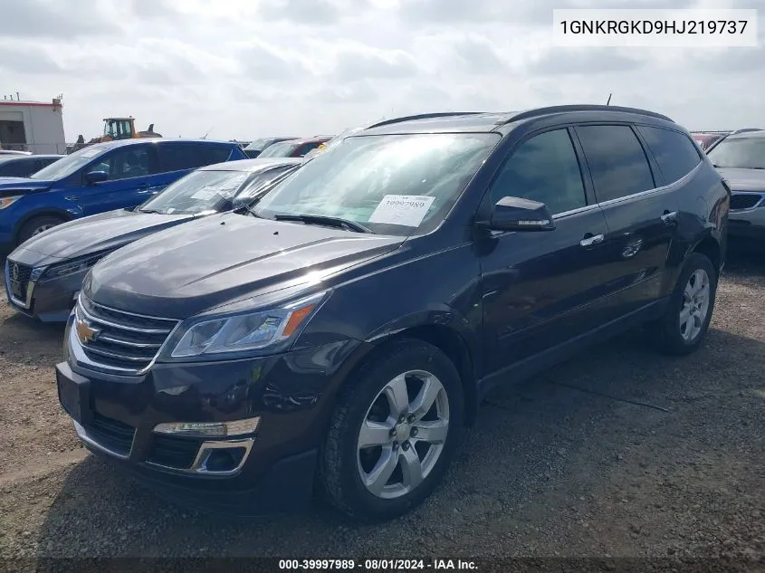 1GNKRGKD9HJ219737 2017 Chevrolet Traverse 1Lt