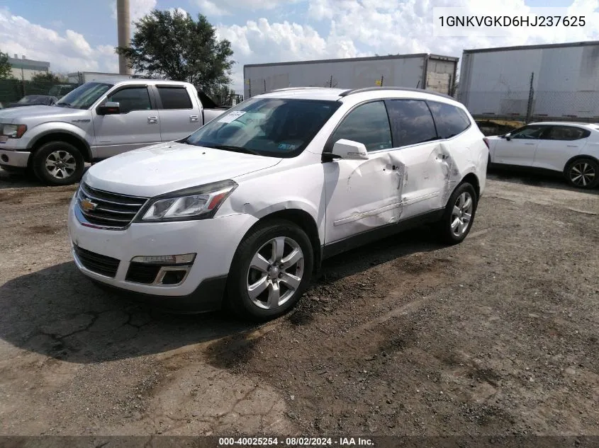 1GNKVGKD6HJ237625 2017 Chevrolet Traverse 1Lt