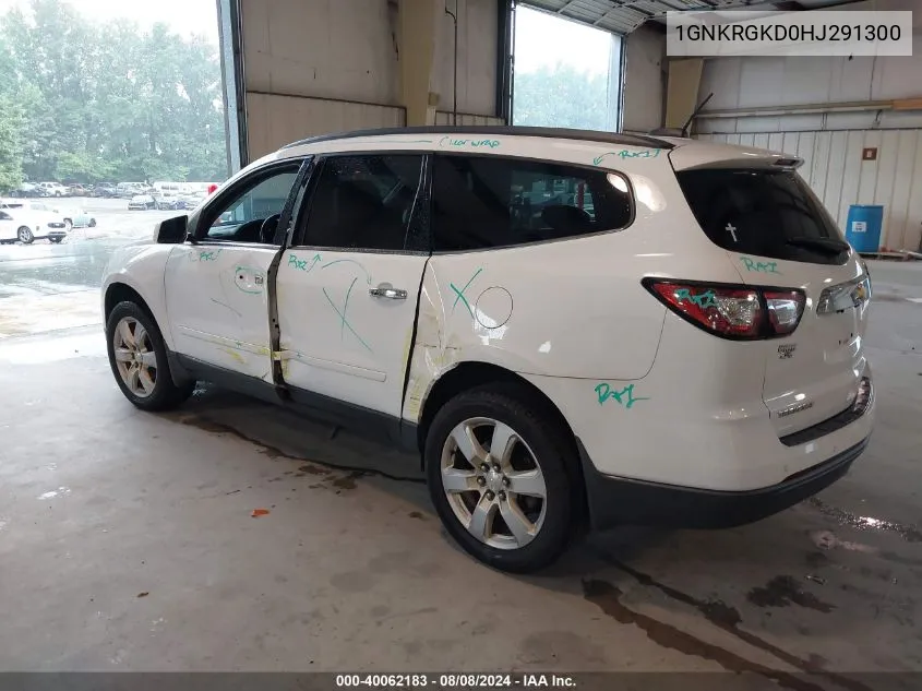 1GNKRGKD0HJ291300 2017 Chevrolet Traverse 1Lt