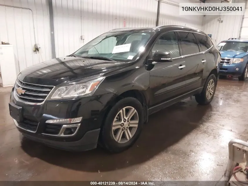 1GNKVHKD0HJ350041 2017 Chevrolet Traverse Lt