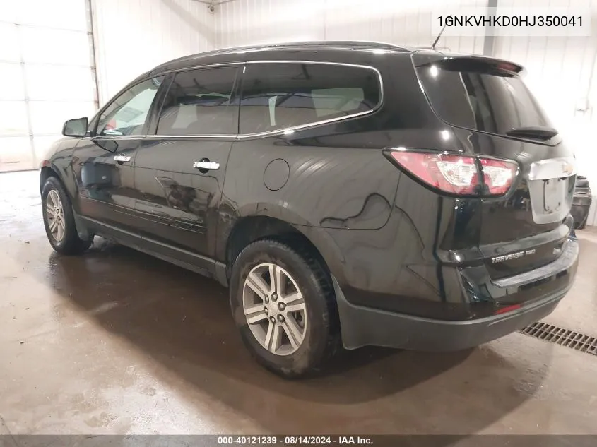 1GNKVHKD0HJ350041 2017 Chevrolet Traverse Lt