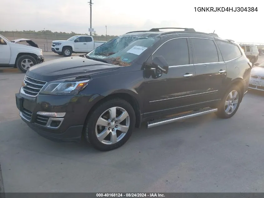 2017 Chevrolet Traverse Premier VIN: 1GNKRJKD4HJ304384 Lot: 40168124