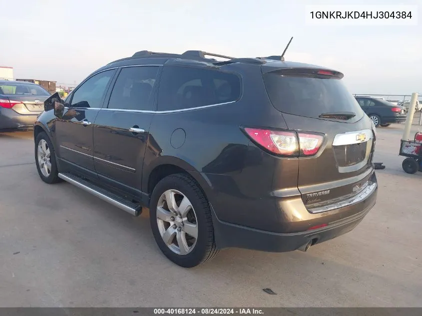 1GNKRJKD4HJ304384 2017 Chevrolet Traverse Premier