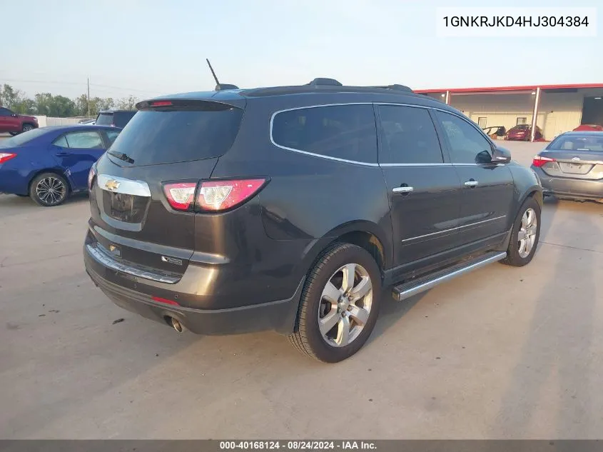 2017 Chevrolet Traverse Premier VIN: 1GNKRJKD4HJ304384 Lot: 40168124