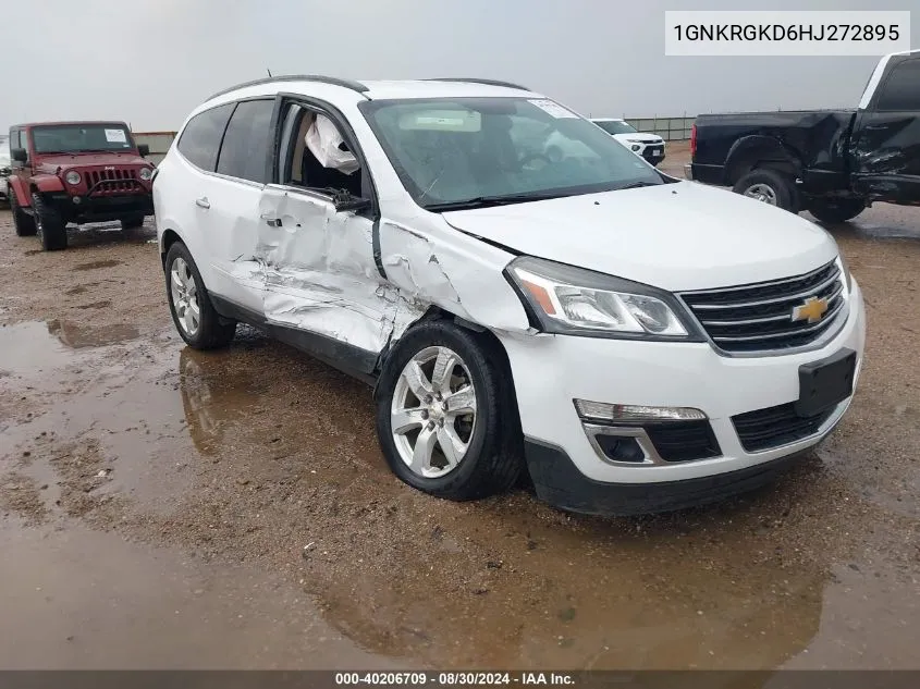 2017 Chevrolet Traverse 1Lt VIN: 1GNKRGKD6HJ272895 Lot: 40206709