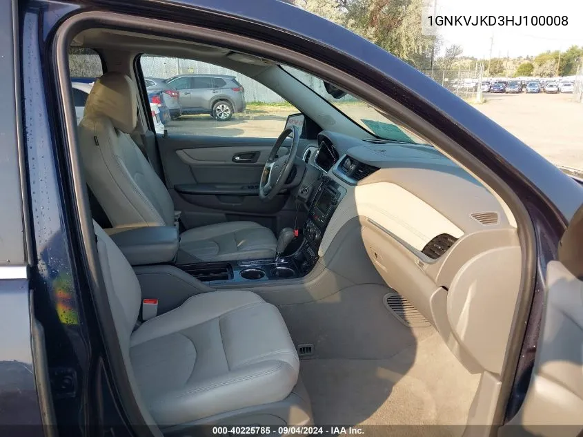 1GNKVJKD3HJ100008 2017 Chevrolet Traverse Premier