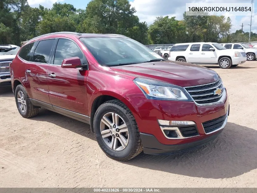 1GNKRGKD0HJ164854 2017 Chevrolet Traverse 1Lt