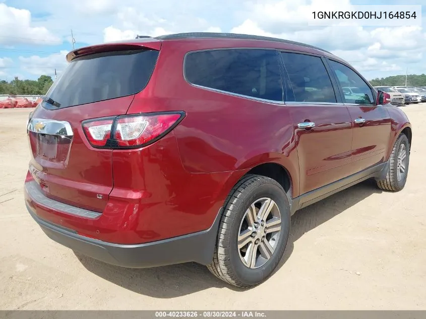 1GNKRGKD0HJ164854 2017 Chevrolet Traverse 1Lt