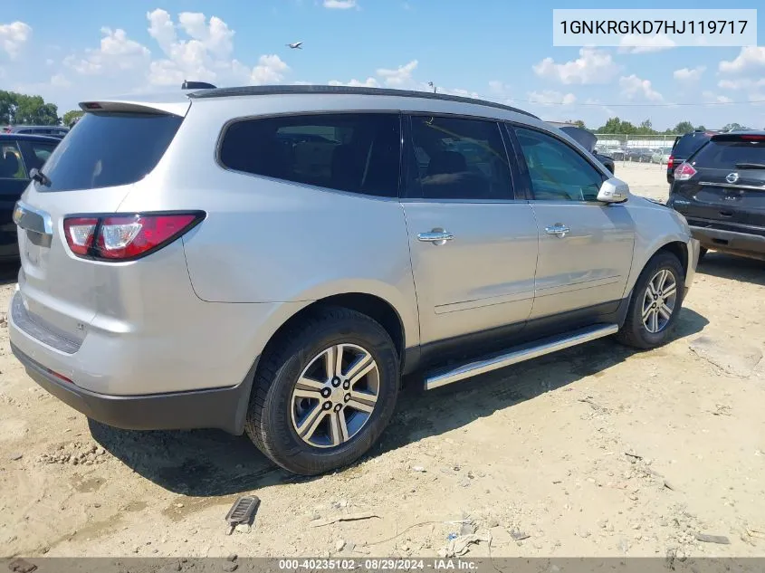 2017 Chevrolet Traverse 1Lt VIN: 1GNKRGKD7HJ119717 Lot: 40235102