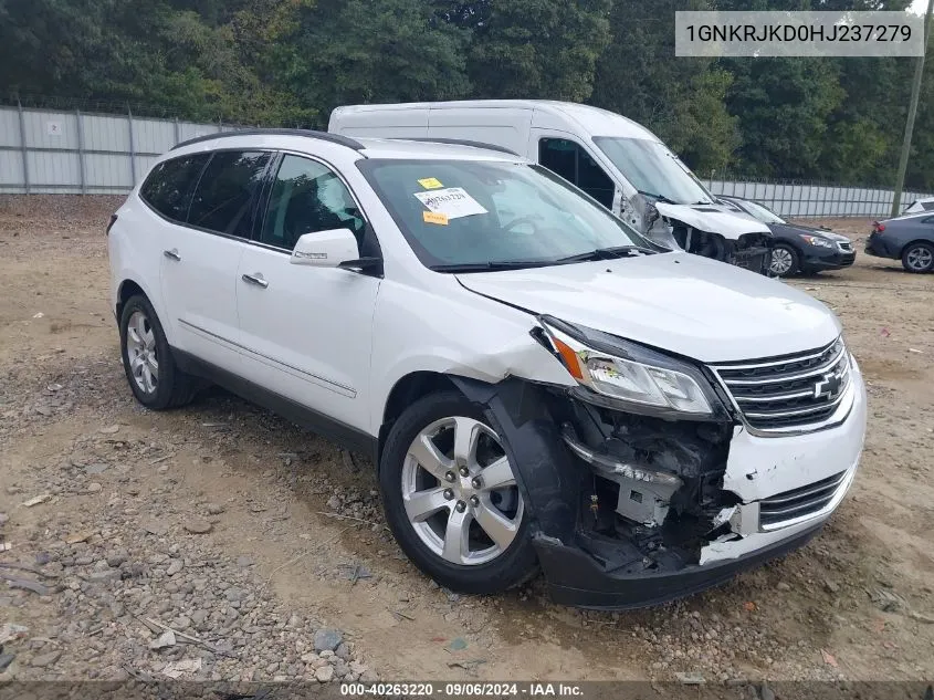 1GNKRJKD0HJ237279 2017 Chevrolet Traverse Premier