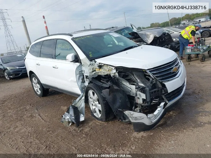 2017 Chevrolet Traverse 1Lt VIN: 1GNKRGKD4HJ338716 Lot: 40265414