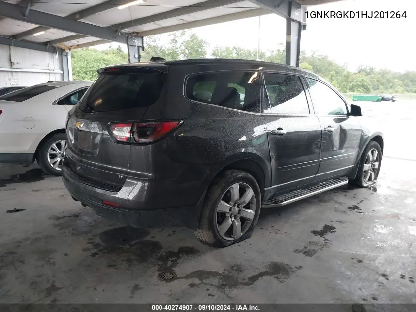 1GNKRGKD1HJ201264 2017 Chevrolet Traverse Lt