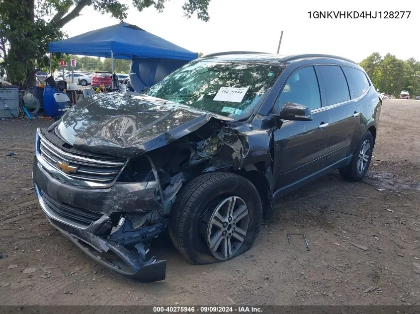 1GNKVHKD4HJ128277 2017 Chevrolet Traverse 2Lt