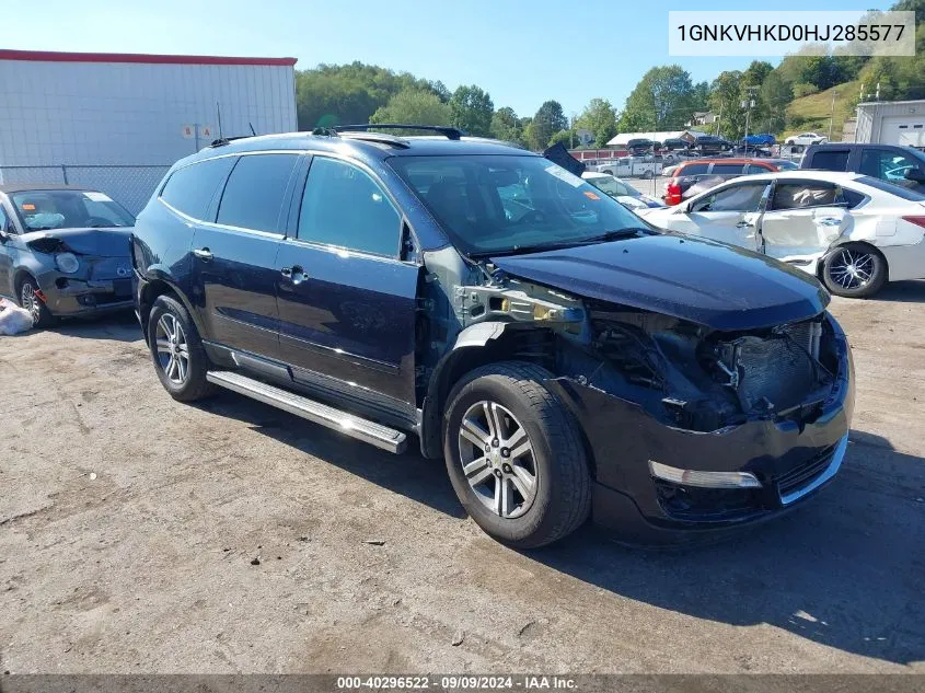 2017 Chevrolet Traverse 2Lt VIN: 1GNKVHKD0HJ285577 Lot: 40296522