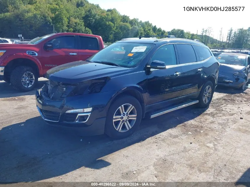 2017 Chevrolet Traverse 2Lt VIN: 1GNKVHKD0HJ285577 Lot: 40296522