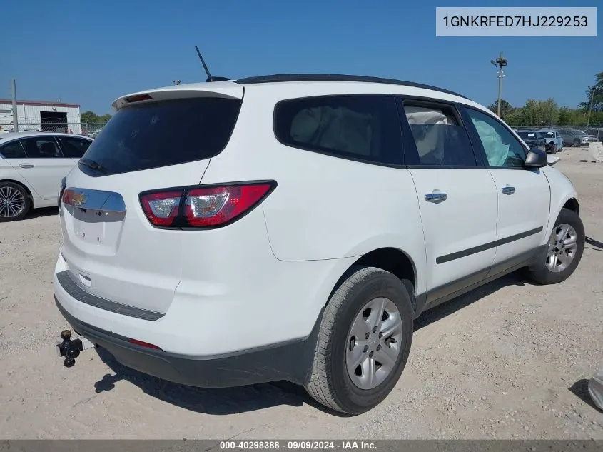 1GNKRFED7HJ229253 2017 Chevrolet Traverse Ls