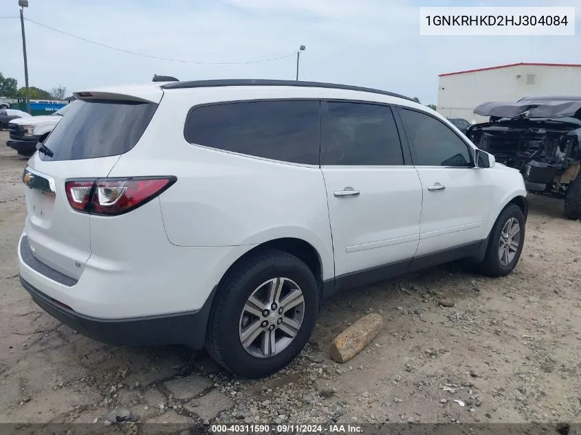 1GNKRHKD2HJ304084 2017 Chevrolet Traverse 2Lt