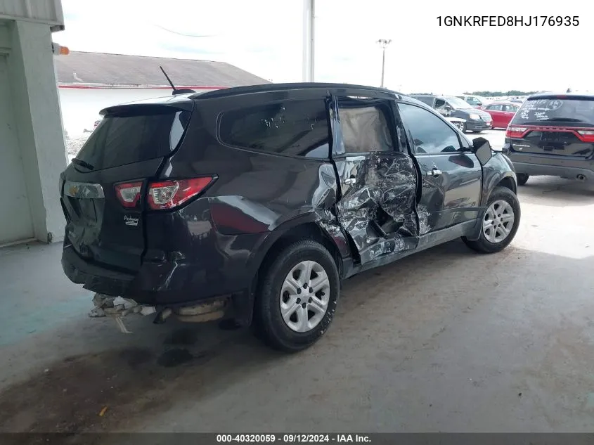 1GNKRFED8HJ176935 2017 Chevrolet Traverse Ls