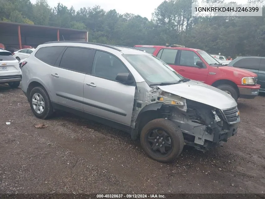 2017 Chevrolet Traverse Ls VIN: 1GNKRFKD4HJ246399 Lot: 40328637