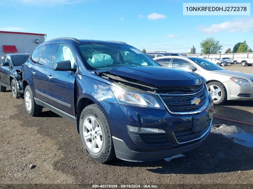 1GNKRFED0HJ272378 2017 Chevrolet Traverse Ls