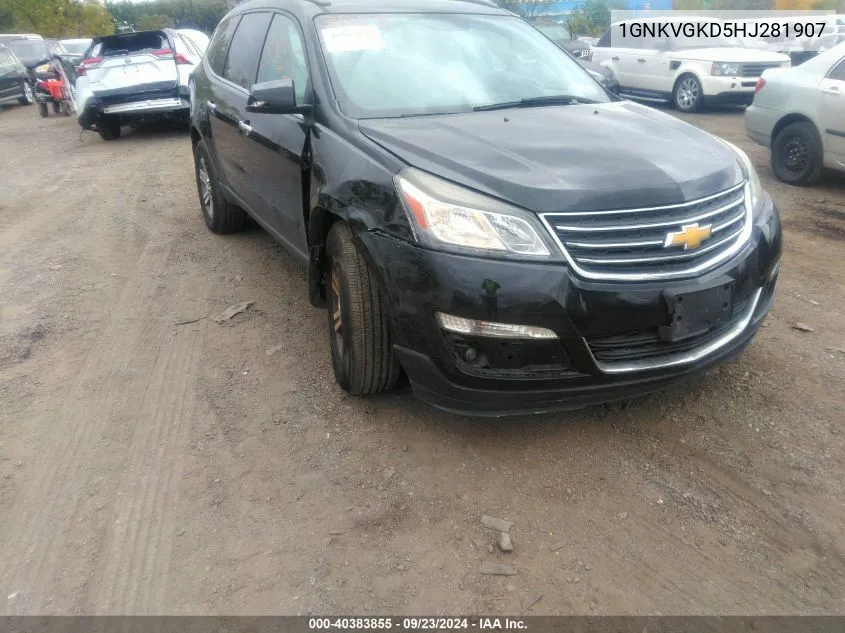 1GNKVGKD5HJ281907 2017 Chevrolet Traverse Lt