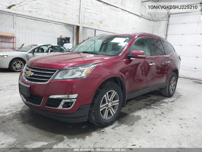 2017 Chevrolet Traverse 1Lt VIN: 1GNKVGKD5HJ225210 Lot: 40395618