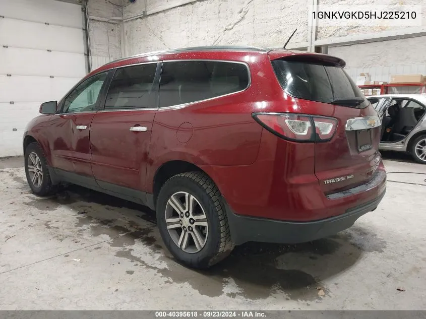 1GNKVGKD5HJ225210 2017 Chevrolet Traverse 1Lt