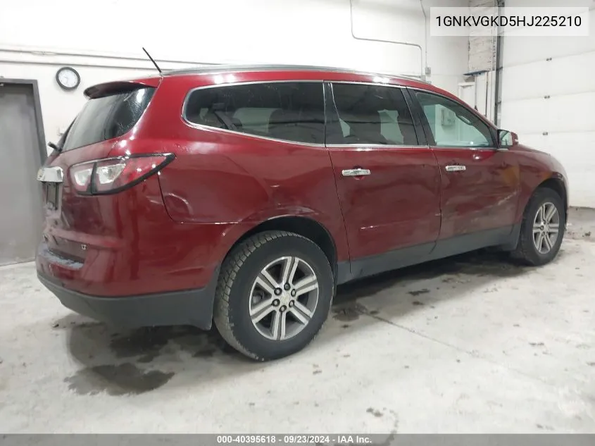 2017 Chevrolet Traverse 1Lt VIN: 1GNKVGKD5HJ225210 Lot: 40395618