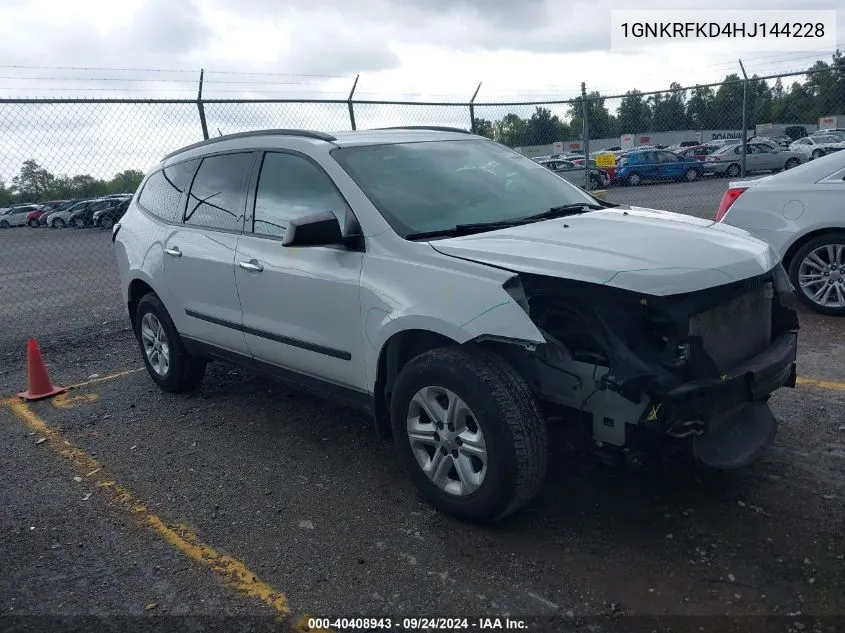 1GNKRFKD4HJ144228 2017 Chevrolet Traverse Ls