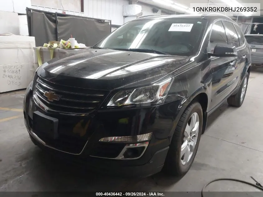 1GNKRGKD8HJ269352 2017 Chevrolet Traverse Lt