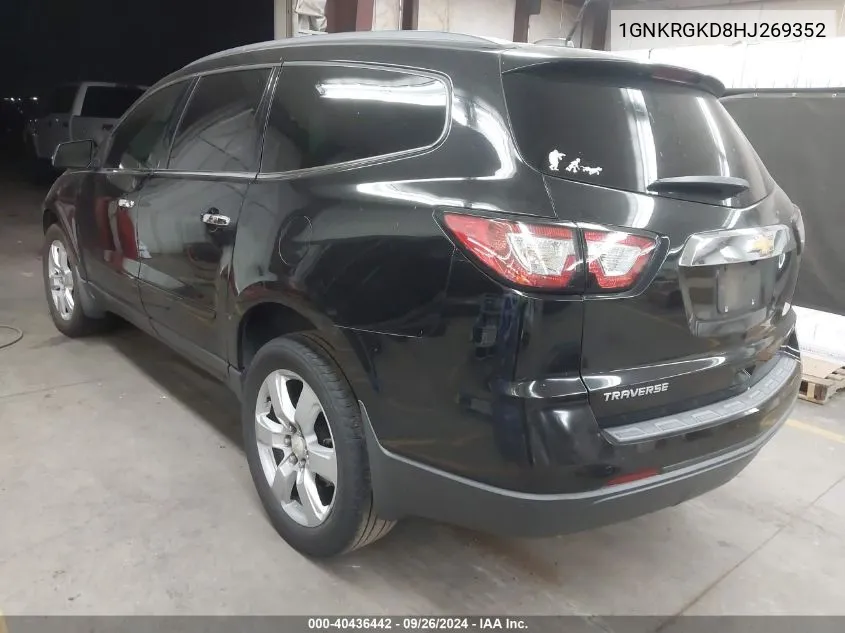 1GNKRGKD8HJ269352 2017 Chevrolet Traverse Lt