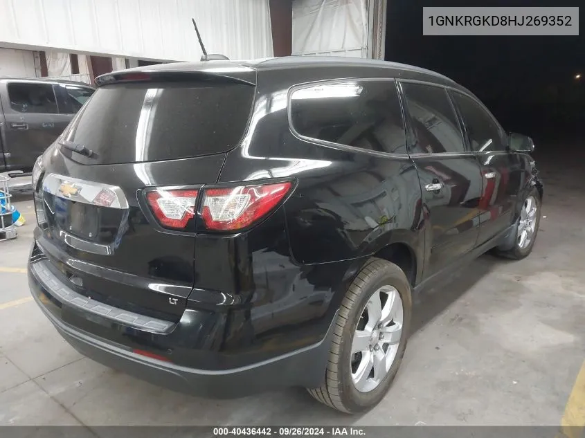 1GNKRGKD8HJ269352 2017 Chevrolet Traverse Lt