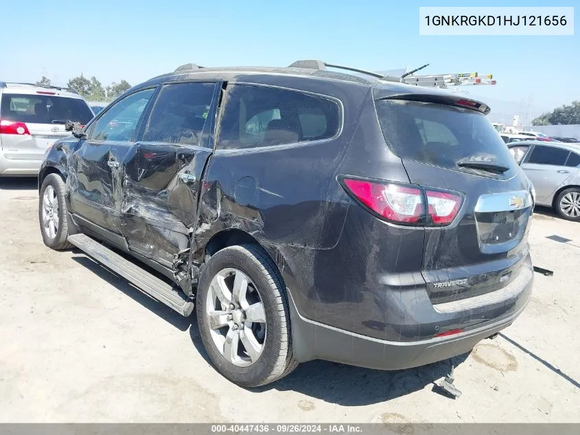 2017 Chevrolet Traverse 1Lt VIN: 1GNKRGKD1HJ121656 Lot: 40447436