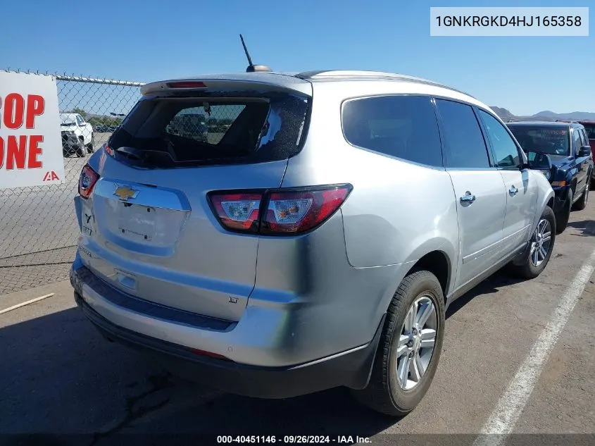 1GNKRGKD4HJ165358 2017 Chevrolet Traverse Lt