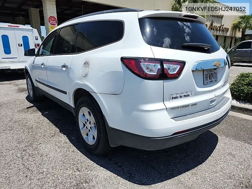 2017 Chevrolet Traverse Ls VIN: 1GNKVFED5HJ247052 Lot: 40452518