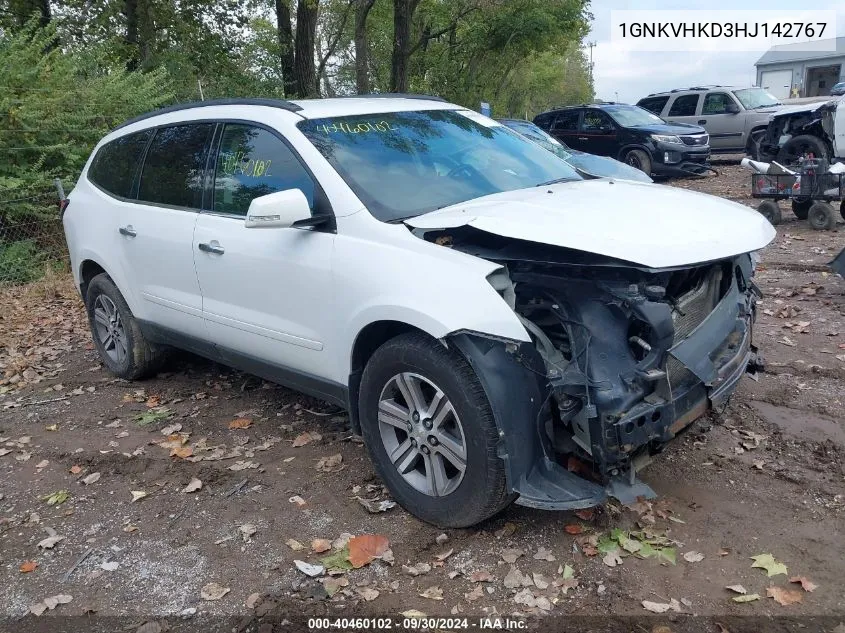 1GNKVHKD3HJ142767 2017 Chevrolet Traverse Lt